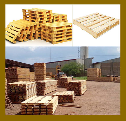 tarimas de madera para la industrial maquiladora